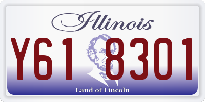 IL license plate Y618301
