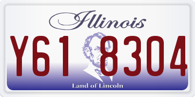 IL license plate Y618304