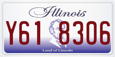 IL license plate Y618306