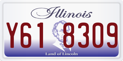 IL license plate Y618309