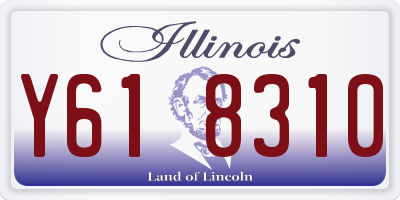 IL license plate Y618310