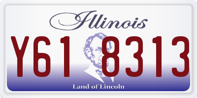 IL license plate Y618313