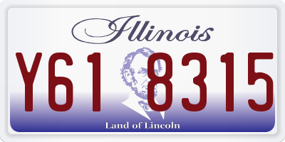 IL license plate Y618315