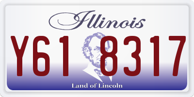 IL license plate Y618317