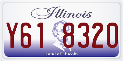 IL license plate Y618320