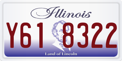 IL license plate Y618322