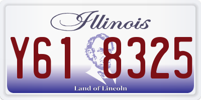 IL license plate Y618325