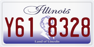 IL license plate Y618328