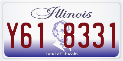 IL license plate Y618331