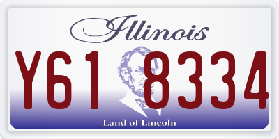 IL license plate Y618334