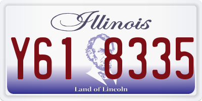 IL license plate Y618335