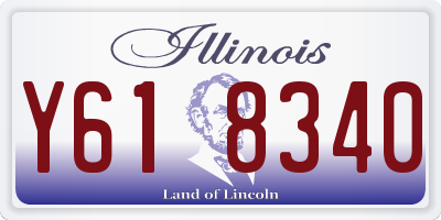 IL license plate Y618340