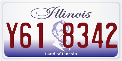IL license plate Y618342