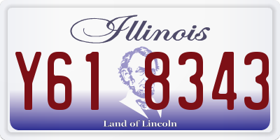 IL license plate Y618343