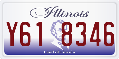 IL license plate Y618346