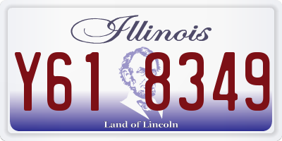 IL license plate Y618349