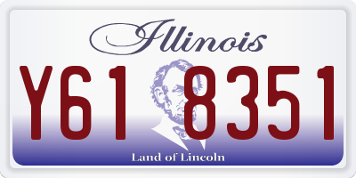 IL license plate Y618351