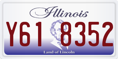 IL license plate Y618352