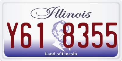 IL license plate Y618355