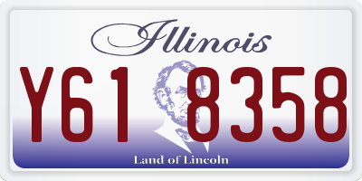 IL license plate Y618358