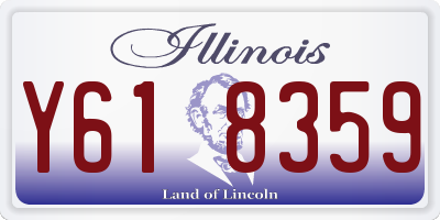 IL license plate Y618359