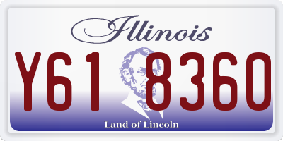 IL license plate Y618360