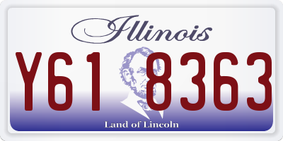 IL license plate Y618363