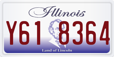 IL license plate Y618364