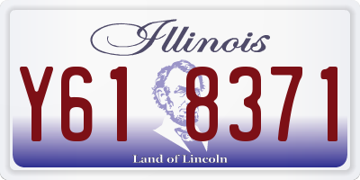 IL license plate Y618371