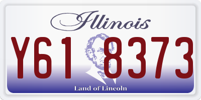 IL license plate Y618373