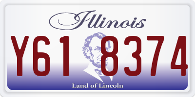 IL license plate Y618374
