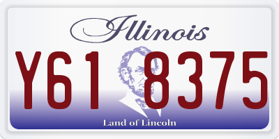 IL license plate Y618375
