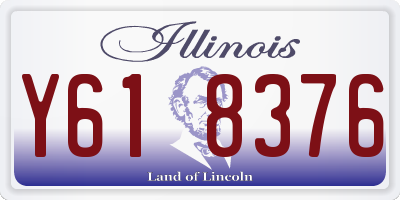 IL license plate Y618376