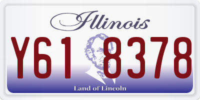 IL license plate Y618378