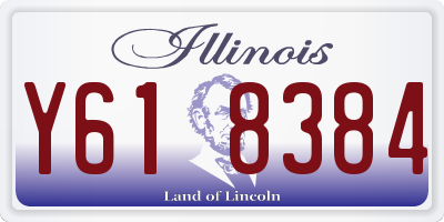 IL license plate Y618384