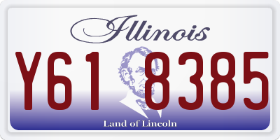 IL license plate Y618385