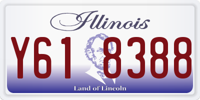 IL license plate Y618388