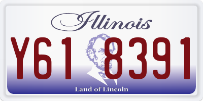 IL license plate Y618391