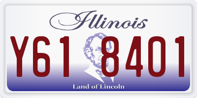 IL license plate Y618401