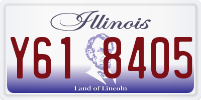 IL license plate Y618405