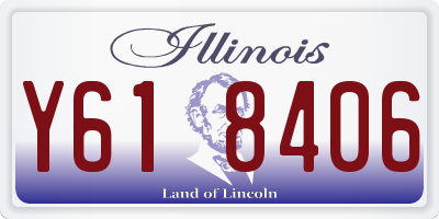 IL license plate Y618406