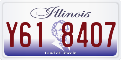 IL license plate Y618407