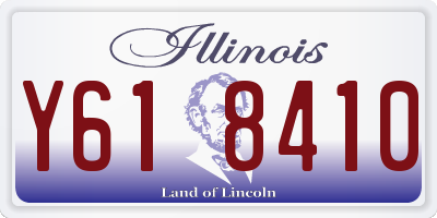 IL license plate Y618410