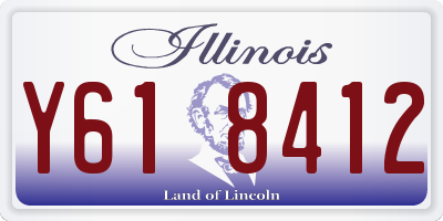 IL license plate Y618412