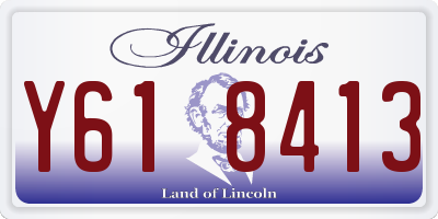 IL license plate Y618413