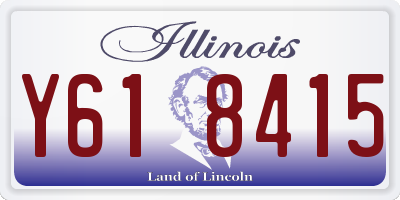 IL license plate Y618415