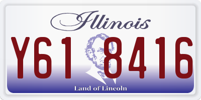 IL license plate Y618416