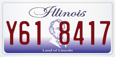 IL license plate Y618417