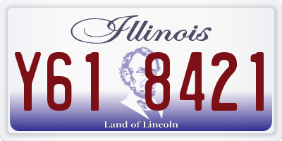 IL license plate Y618421