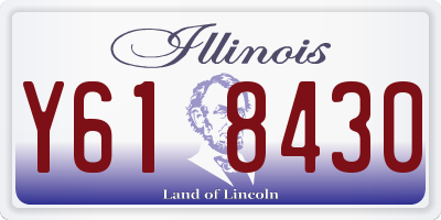 IL license plate Y618430